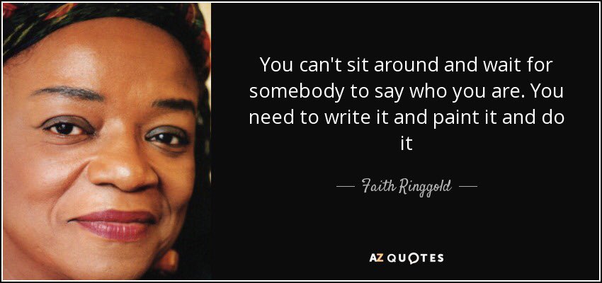 Happy Birthday to author and artist Faith Ringgold 