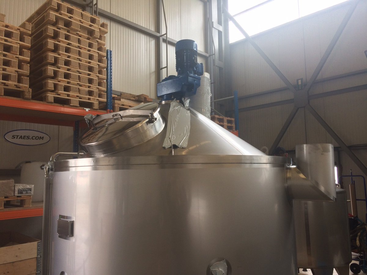New brew kettle ready for delivery