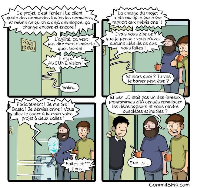 reseaufreelance's tweet photo. #CommitStrip #AI #programming https://t.co/pfpB0Xqndg https://t.co/8ZQAlPBmps