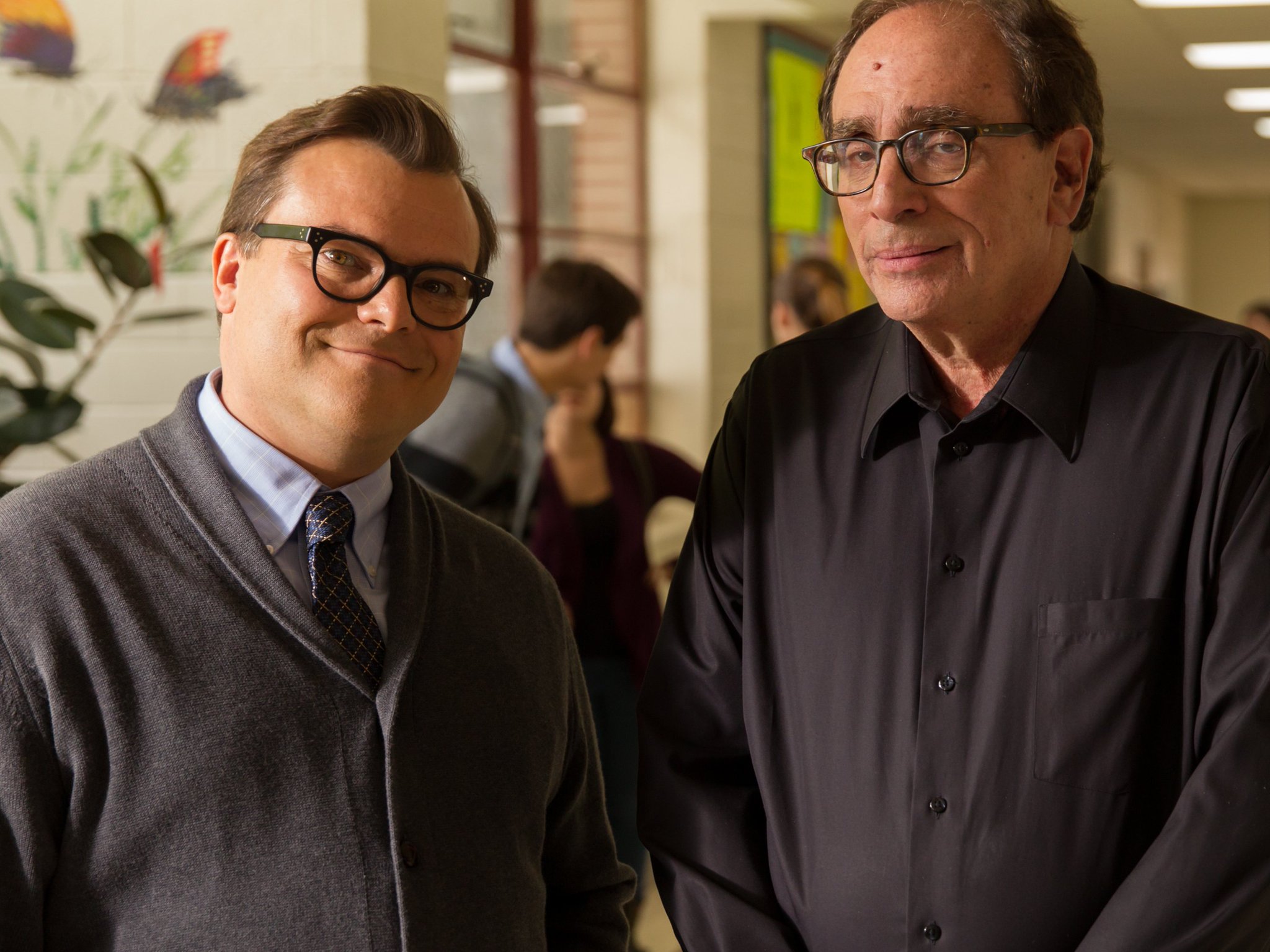 Happy Birthday to R.L. Stine(right) who turns 74 today! 