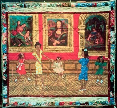 Happy Birthday Faith Ringgold
African-American Artist
b.1930
Dancing in the Louvre 