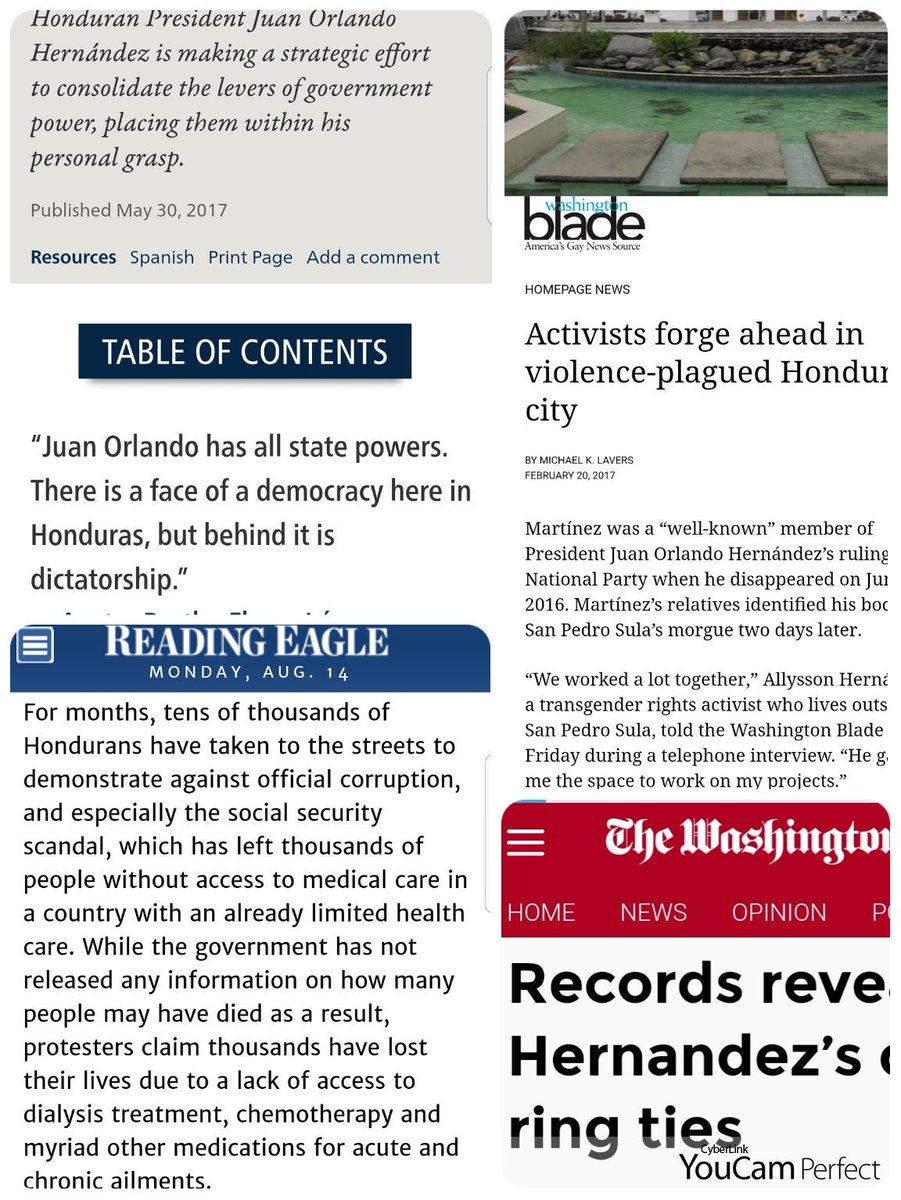 Gobierno de #Honduras tiene 🚫BLOQUEADO contenido en Navegadores sobre noticias internacionales de JOH. Esto es lo que NO quieren que mires:⬇