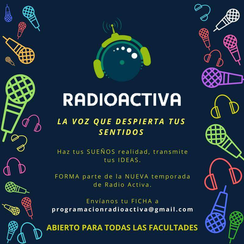 radioactivaec's tweet photo. A todos los estudiantes PUCE

Convocatoria programa radial

https://t.co/BphTzgURUn

Envíanos tu FICHA a :
programacionradioactiva@gmail.com https://t.co/sWNAS2WRKy