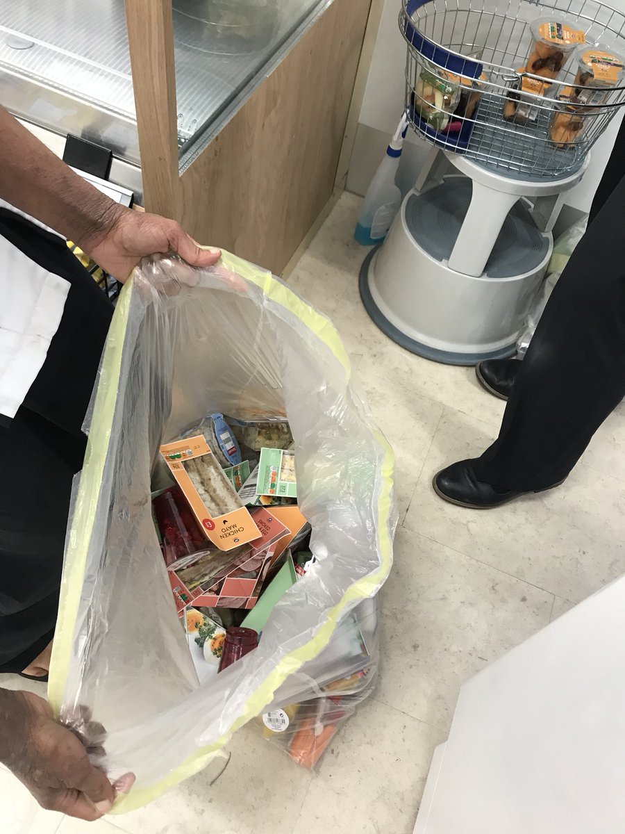 stevede28's tweet photo. @StockportMBC speechless watching staff @BootsUK throw £68 sandwiches, fruit, snacks into the bin! Why not give to the homeless?? https://t.co/8TLvxHHEUl
