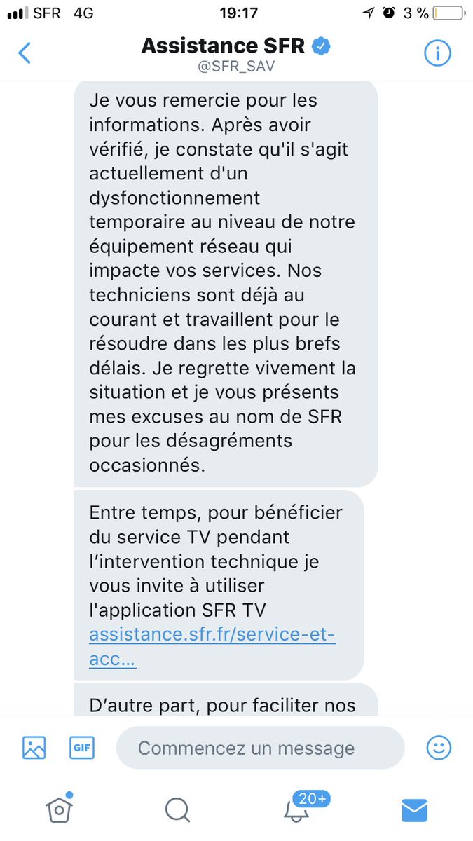 chaal0te's tweet photo. @SFR_SAV Réponse d’Sfr pour les tous ceux qui n’en ont pas ! https://t.co/ZbWeF6HKpi