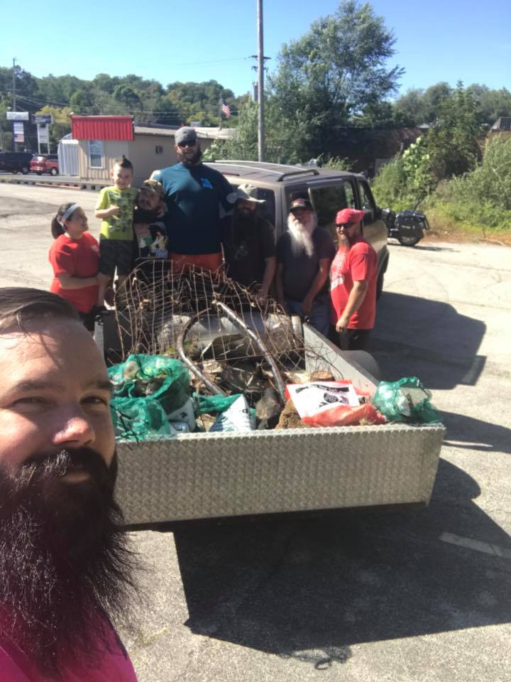 We had a great turn out for our annual Fall Creek Clean-up. Thanks to all that came out &amp; thank you to Peggy at Hardee's for providing lunch