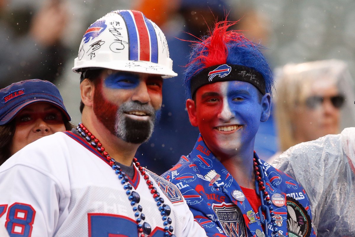 We see you out here in Cinci, Bills fans! 