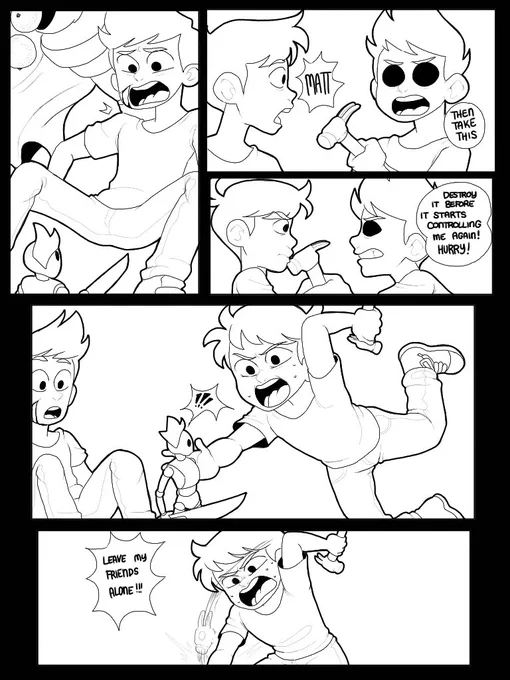 #eddsworld hahaha a fan comic I'll never finish Cuz LIFE IS FUCKING UP hahaha but here Uuh read it or something 