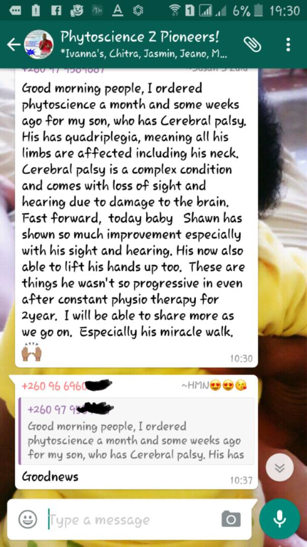 PhytoscienceZ's tweet photo. Cerebral Palsy testimony. https://t.co/KKqLTLJotb