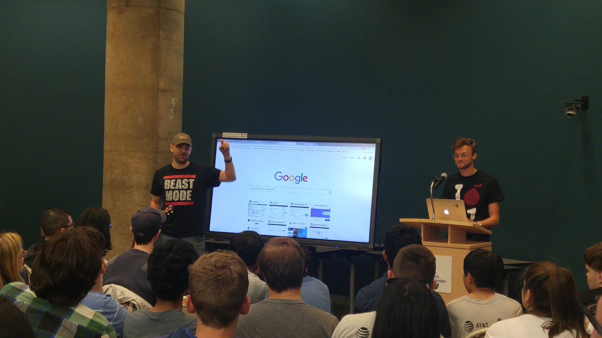 glenn_a_allen's tweet photo. The @hackupstate #HackUpstateX presentations are awesome as usual @thetechgarden. https://t.co/Bm2sPe51A5
