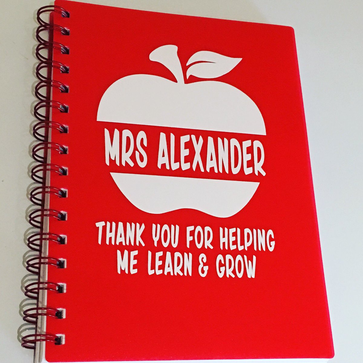 TPS_HQ's tweet photo. Teacher Gifts A5 Notebooks coming soon £5.00 each
#teachergifts #teachernotes #personalisedteachergift #christmasiscoming 
Message to order https://t.co/D9oZWmlldn