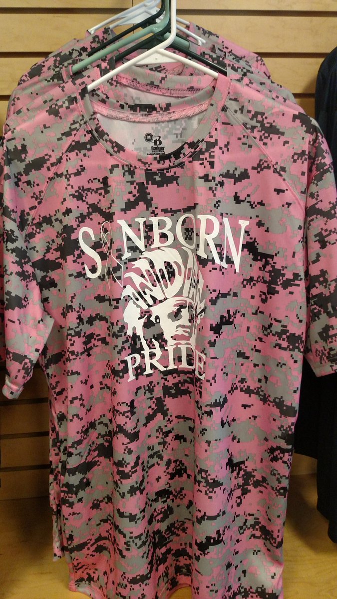 SRHS_S_Mart's tweet photo. Sanborn supports Breast Cancer Awareness. Shirts available in the school store. #BreastCancerAwarenessMonth https://t.co/tOVoEpZu6u