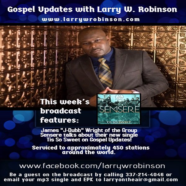 gospelupdates's tweet photo. James "J-Dubb" Wright of the Group Sensere talks about their new single Tis So Sweet on #GospelUpdates find more at https://t.co/lF2jKYlr9g https://t.co/HgmOjCjAIu