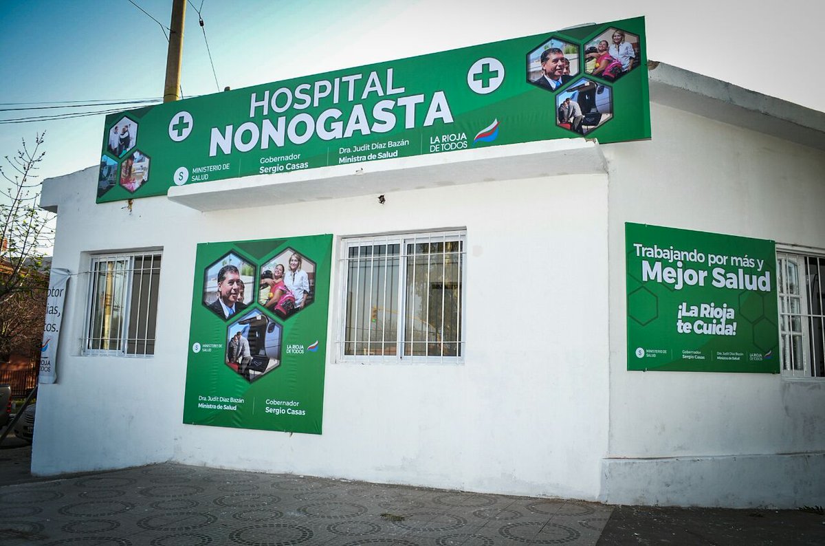 SergioGCasas's tweet photo. Feliz en dejar inauguradas las ampliaciones, refacciones y nuevos servicios del Hospital de #Nonogasta . Fortaleciendo la #SaludPública https://t.co/Qsb2q7Uhmx