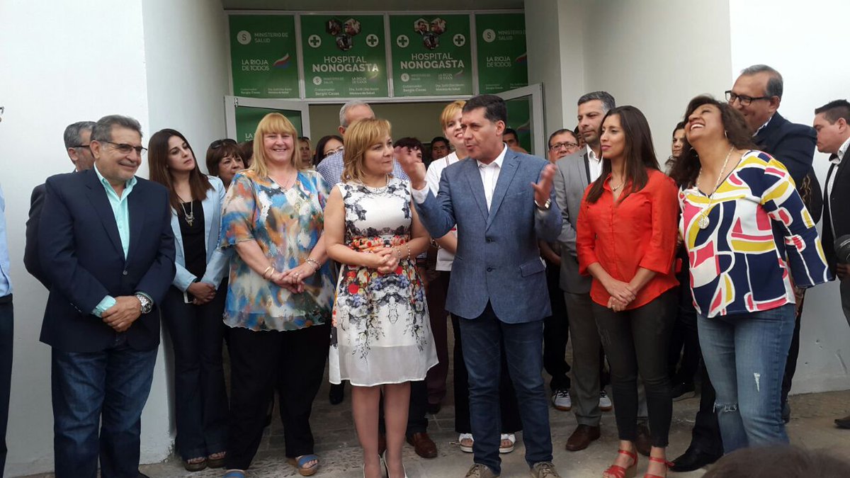 SergioGCasas's tweet photo. Feliz en dejar inauguradas las ampliaciones, refacciones y nuevos servicios del Hospital de #Nonogasta . Fortaleciendo la #SaludPública https://t.co/Qsb2q7Uhmx