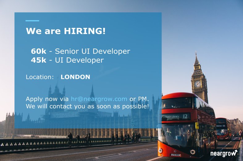 neargrow's tweet photo. Are you an UI developer looking for new challenges in LONDON?
This is what we have to offer:
60k - Senior UI Developer
45k - UI Developer https://t.co/YlVIbbGsTi