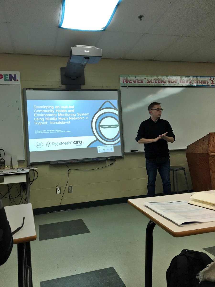 _asawatzky's tweet image. And here&apos;s @DrDanielGillis talking participatory tech design within the @eNukLabrador program! #polarpeeps #NRRH2017