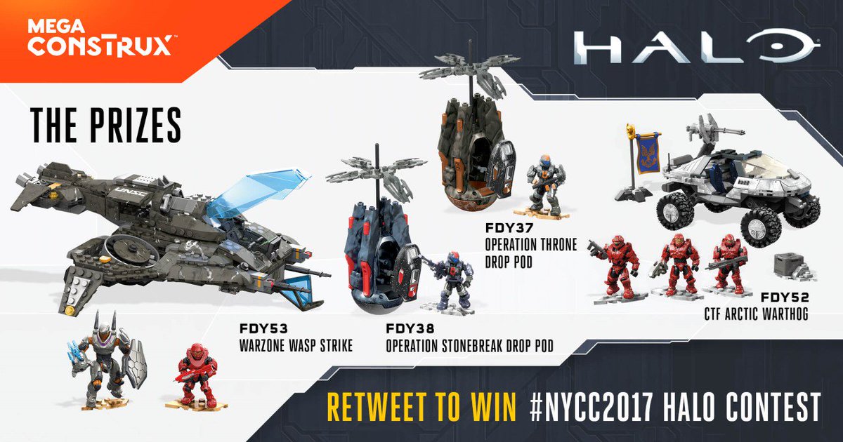 new halo mega construx sets