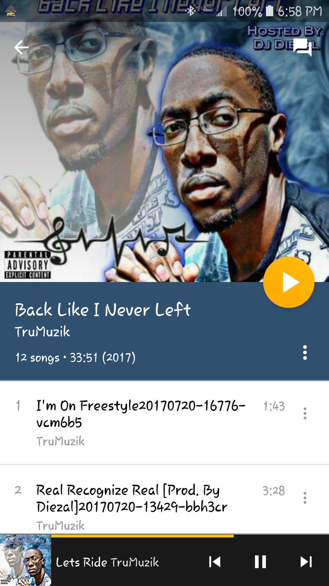TRULyfeMuzik's tweet photo. All I ask is that you listen #BackLikeINeverLeft on #Spinrilla &amp; #SoundCloud so #RETWEEET #Share https://t.co/zfytpPTfOk