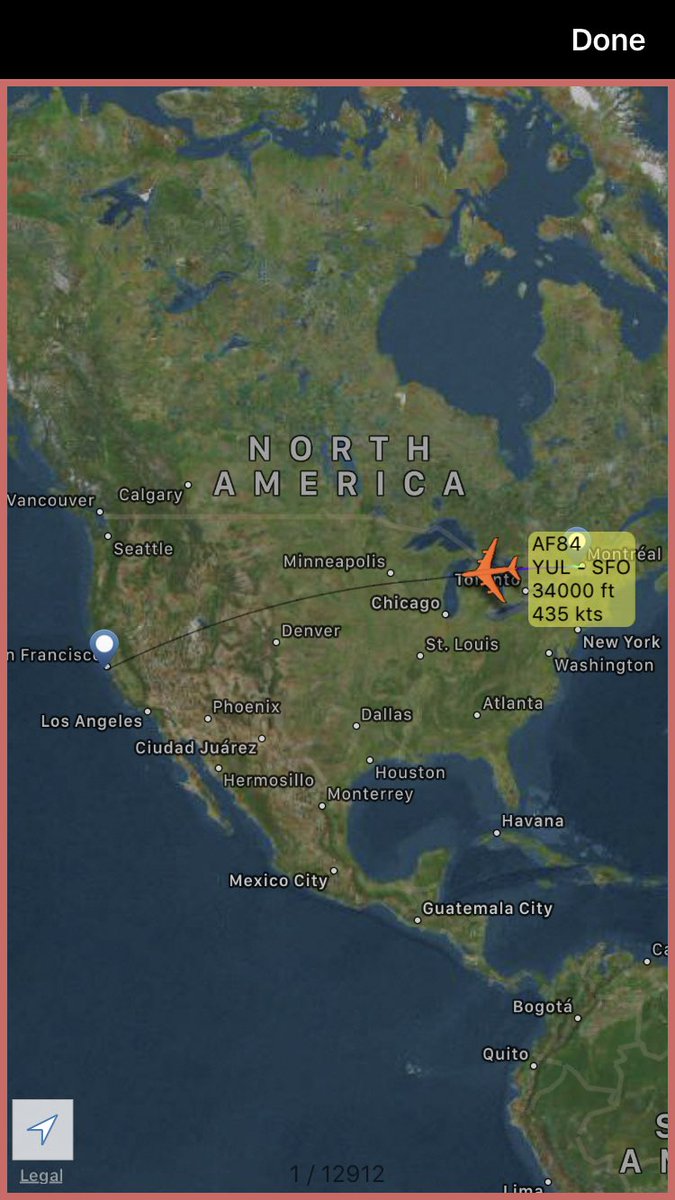 Air France flight #AF84 is continuing from Montreal (YUL) to San Francisco  now https://t.co/O9c4s7DG1E