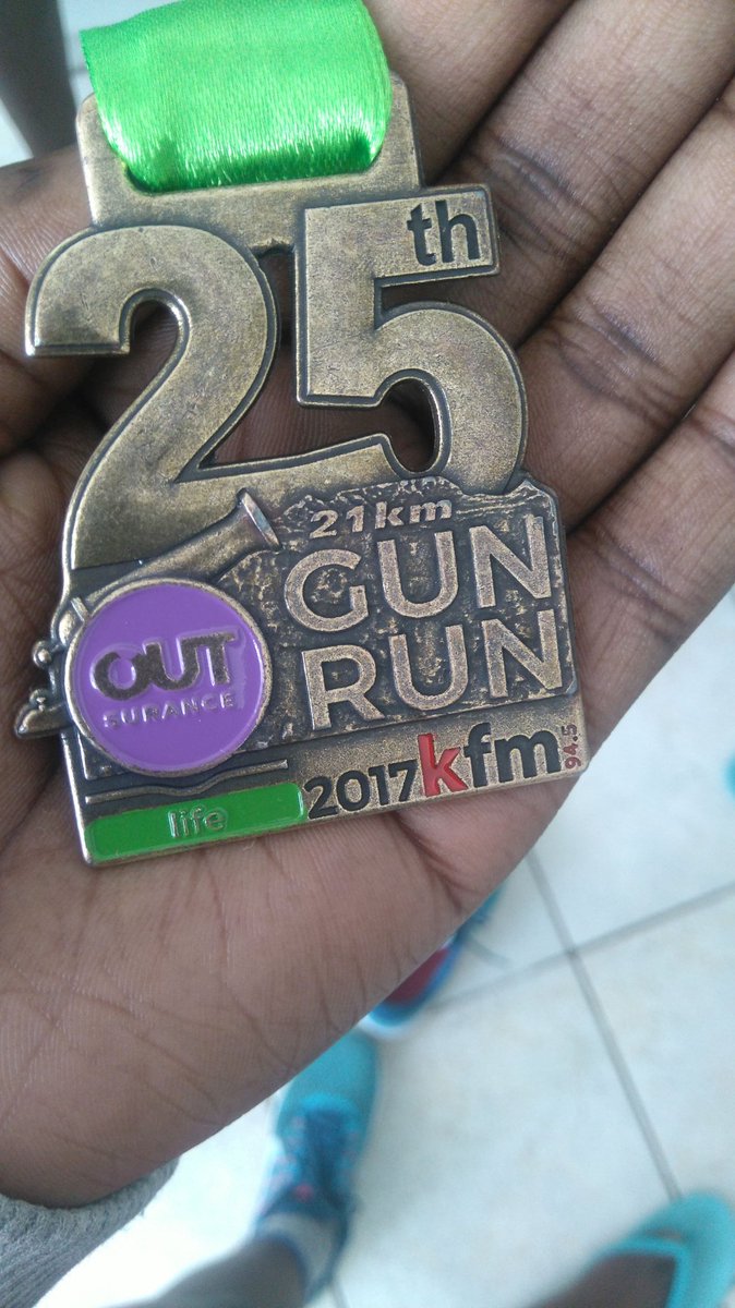 NeoMohapi's tweet photo. Ran a good race today, not my best, but it was good and worth it. Thanks @GunRunSA
#Gunrun2017 #HalfMarathon #Runner https://t.co/Icftzs45bB