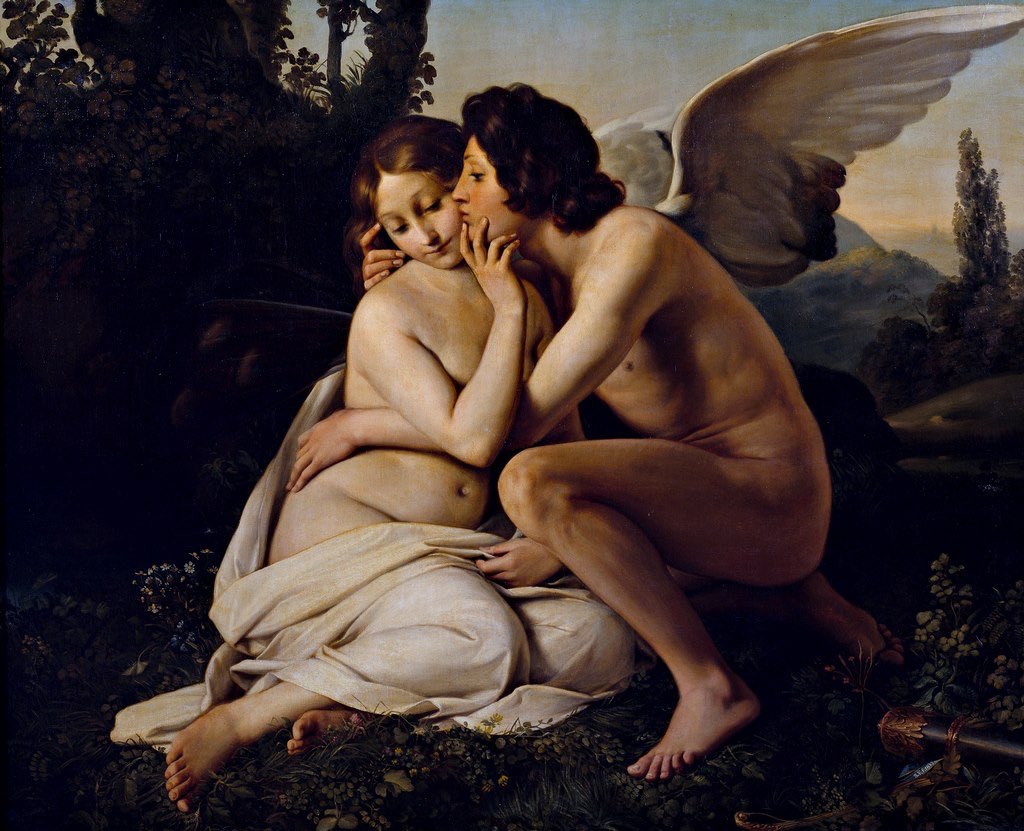 #OttocentoItaliano Francesco #Scaramuzza Amore e Psiche,1833 Galleria Nazio...