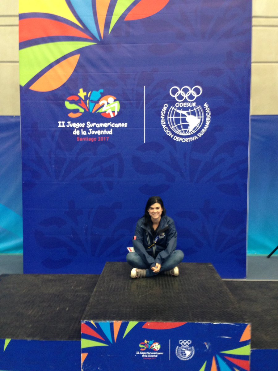 Gabylu87's tweet photo. Otros juegos que terminan... se nos fue Santiago! π¨π±#JSJSantiago2017 #GabyluEnElPodio #Always https://t.co/9NgkVya5dL