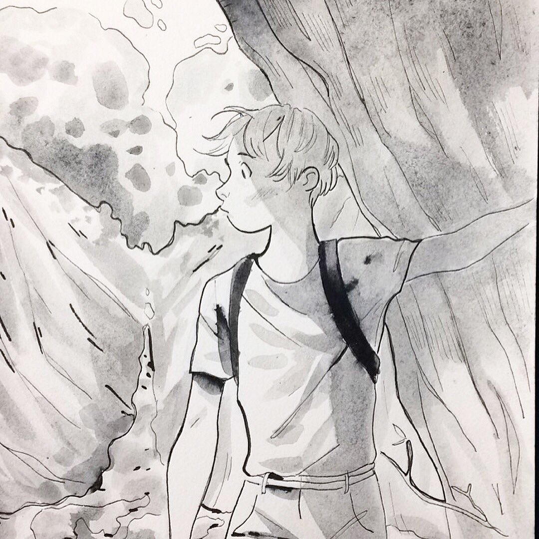 inktober day 8 ⛰ 