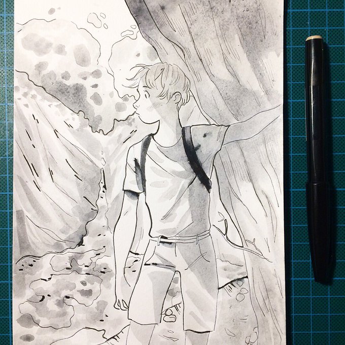 inktober day 8 ⛰ 