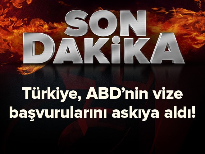 Türkiye, ABD'nin vize başvurularını askıya aldı! ow.ly/xTy130fJe9E