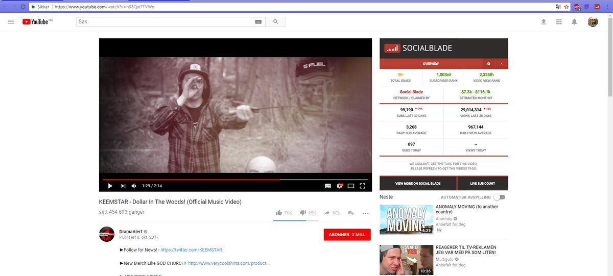 Thorvaldsen_'s tweet photo. @atozy @KEEMSTAR i just screenshoted it to see if it was you xD https://t.co/yMFbA3KEse