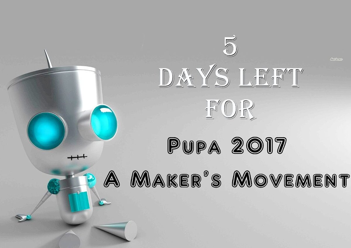 makeinbvb's tweet photo. Be part of North Karnataka's biggest Entrepreneurial Event of the year PUPA'17. #AMakersMovement #MiB #PUPA17 https://t.co/C3UdN5mKBG