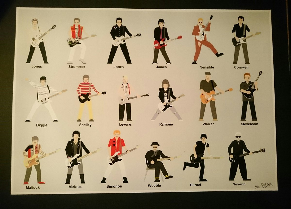 Punk Musicians toon on display at Punk Rock&amp;Roll Art Show <a href="/GalleryUnderdog/">underdog_gallery</a>, London. <a href="/stevenseverin/">Jose Sefferino</a> <a href="/realjahwobble/">Jah Wobble</a> <a href="/TheClash/">The Clash</a> <a href="/JonesysJukebox/">JONE$Y$ JUKEBOX</a>
