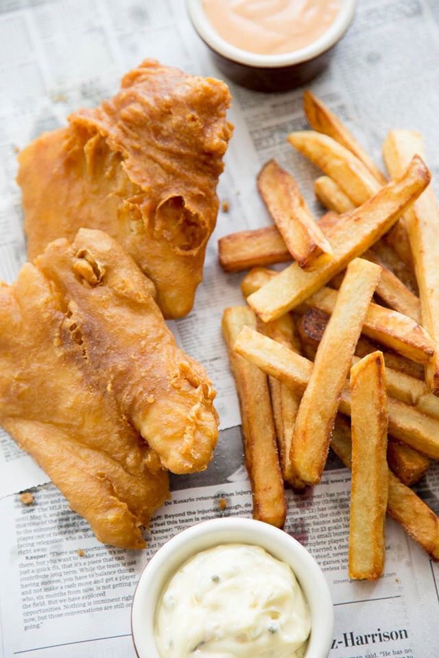 The word of the day is CHIPPER! Visit the Chipper for Guinness and fish &amp; chips! Thanks be to Cod™!