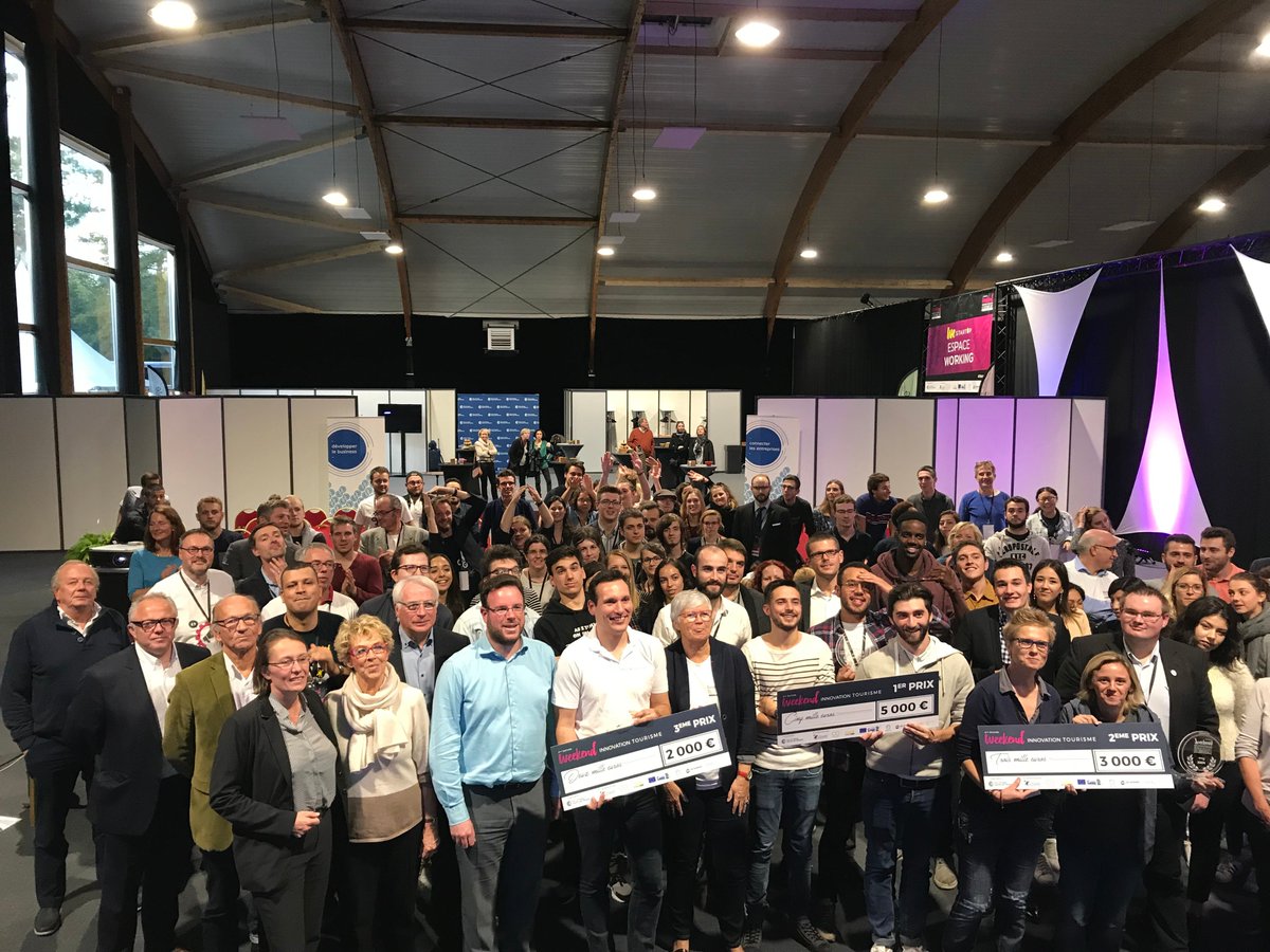 WkdTourisme's tweet photo. Très très grand merci à nos 150 participants pour ces 27 fabuleux projets:-) Top édition et top projets de #startups ! #Innovation #tourisme https://t.co/me4M6QhXtZ