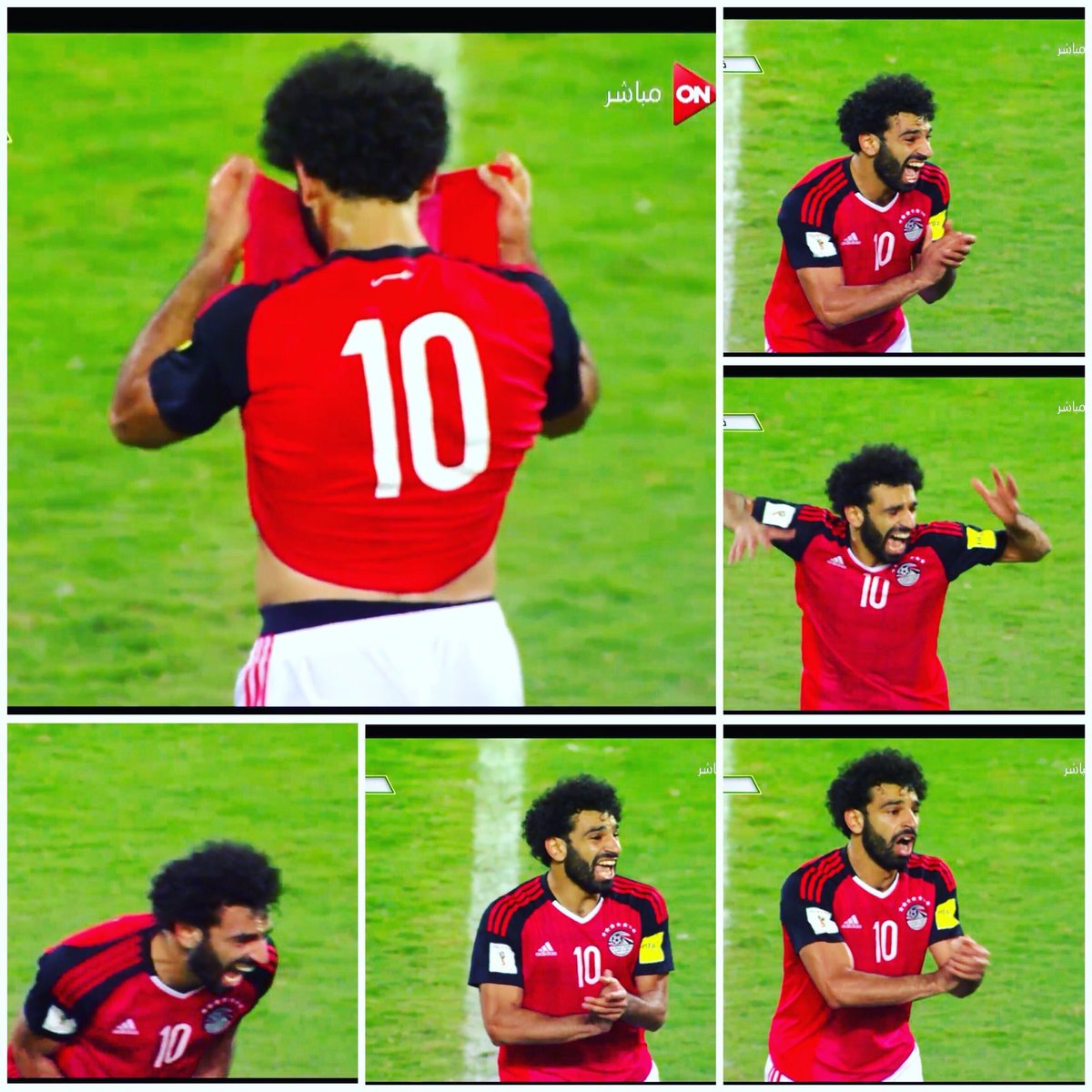 -The victor never give up ! 💪⚽️
#مصر_الي_كاس_العالم ❤️