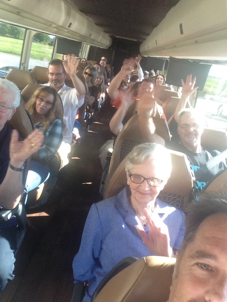 pastorbradm's tweet photo. The World Harvest party bus is headed to Stillwater for CRAVE!! https://t.co/gyROF0yVwN