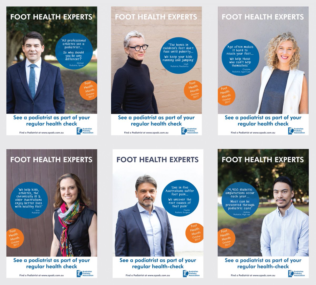 APodA_National's tweet image. Want more #FootHealthMonth posters? All 6 #FootHealthExperts posters are downloadable at our microsite! ow.ly/hWXZ30fIKhC