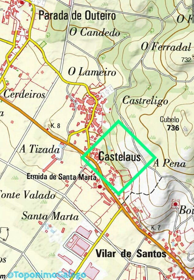 ToponimoGalego's tweet photo. CASTELAUS

▪#Castelaus(SanMartiño) #CALVOSdeRANDÍN

▪#ParadaDeOuteiro(StaMaría) #VILARdeSANTOS
(OU)

#TopónimoGalego
#TopónimoGalegoChocante https://t.co/Q5PIPpRKyP