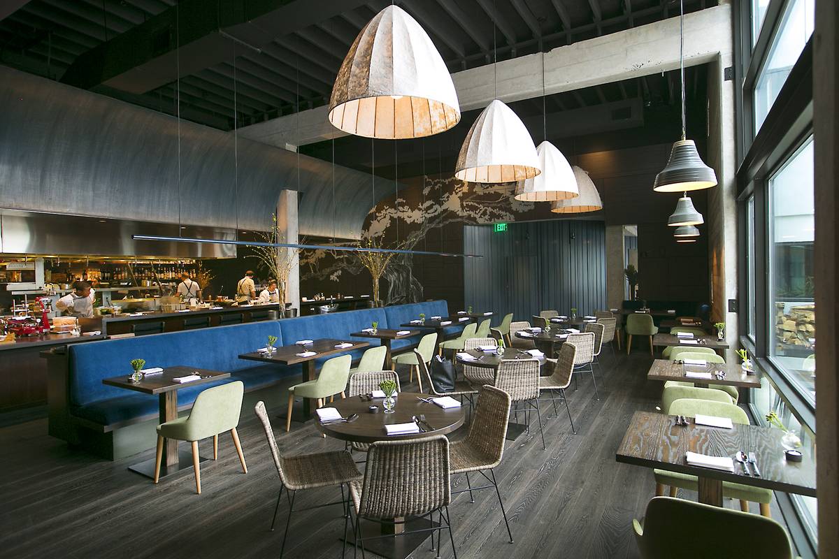 Spectacular birthday dinner with Kip and Lawrence at Juniper last night. Thanks to <a href="/odam/">Matthew Odam</a> for the **** tip. A at at the table in foreground.