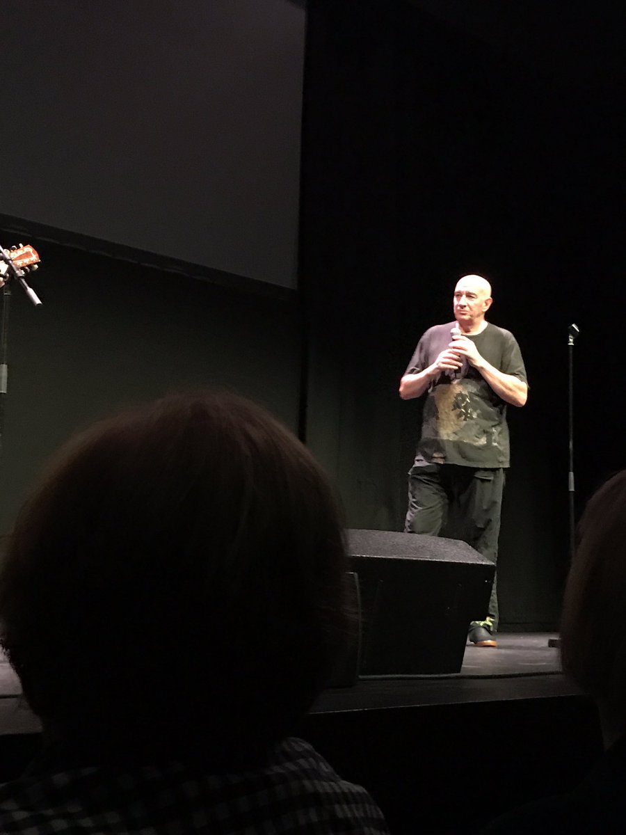 JoAungierMYC's tweet photo. If you get the chance go and see Simon Day, great night out and much better than Ray Mears! @simonday24 #welovethotch #Brian Pern #beesong https://t.co/o5DmrghImv
