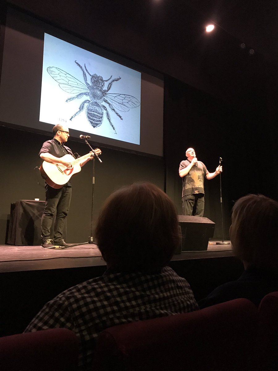 JoAungierMYC's tweet photo. If you get the chance go and see Simon Day, great night out and much better than Ray Mears! @simonday24 #welovethotch #Brian Pern #beesong https://t.co/o5DmrghImv