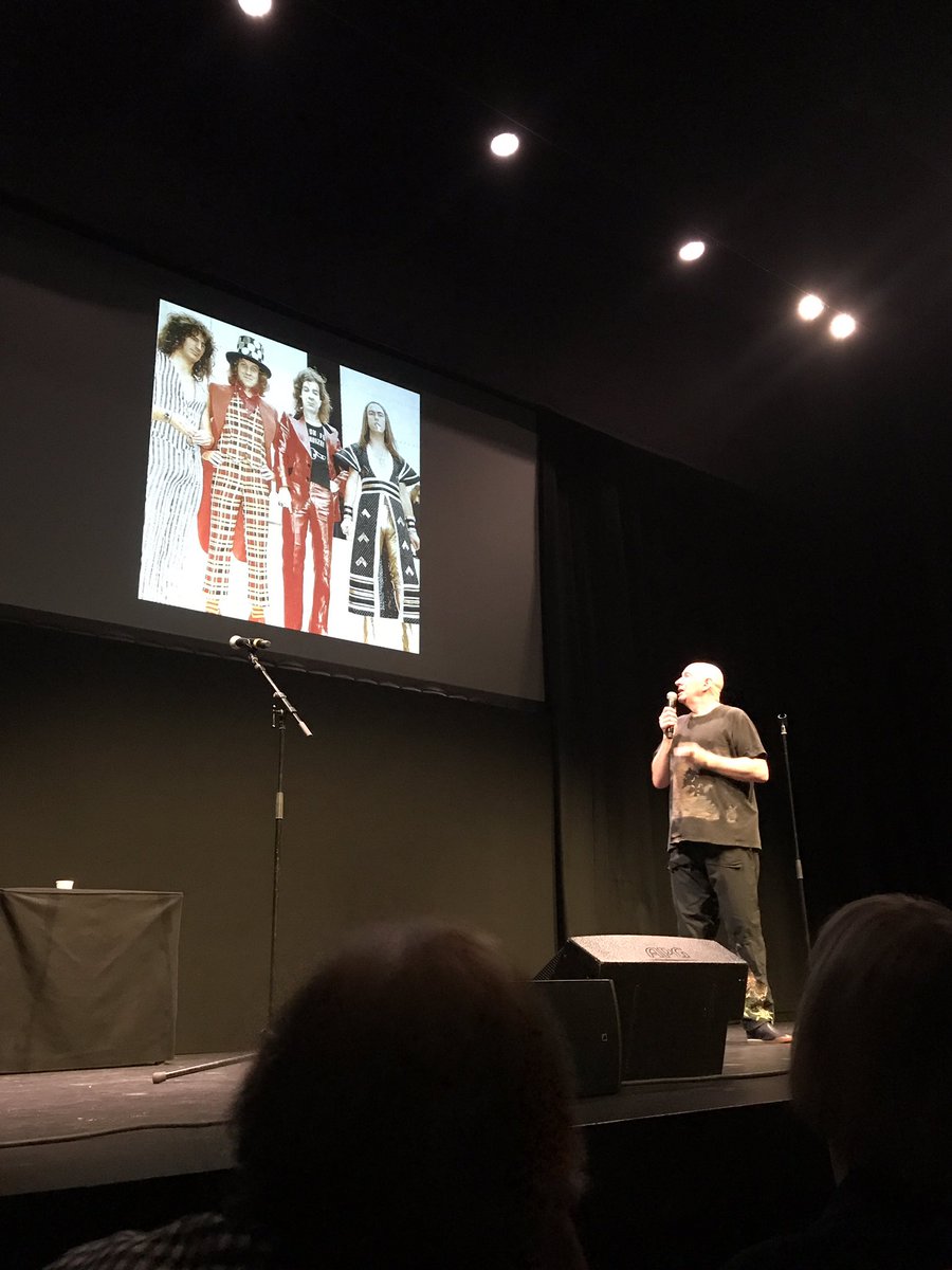 JoAungierMYC's tweet photo. If you get the chance go and see Simon Day, great night out and much better than Ray Mears! @simonday24 #welovethotch #Brian Pern #beesong https://t.co/o5DmrghImv