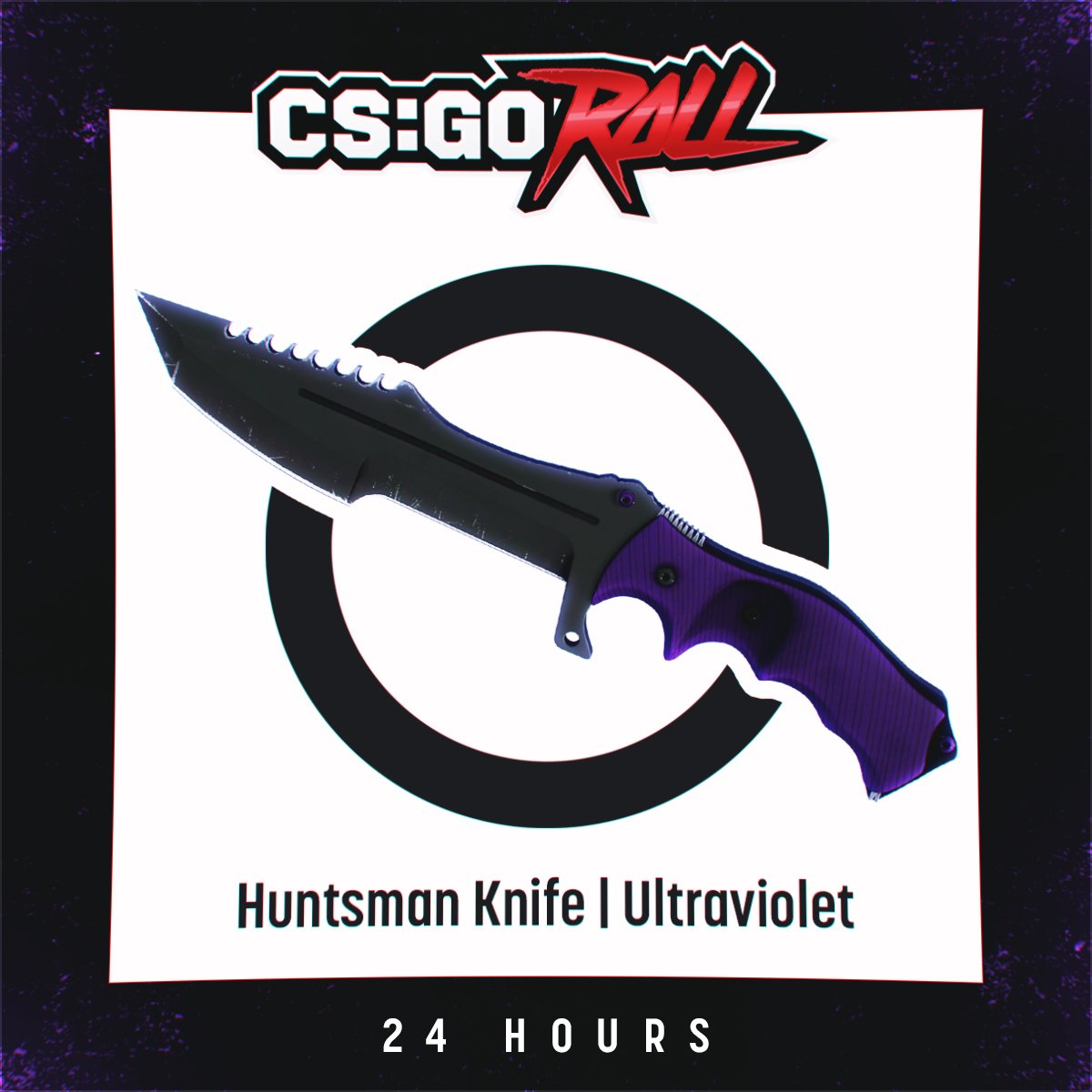 CSGORoll's tweet photo. Huntsman Knife | Ultraviolet GIVEAWAY 🎉 

- RT &amp; Follow
- Enable notifications on CSGORoll
- Play Free Spin https://t.co/F7PFQjTYF9

GL! https://t.co/5MbLWuU52L