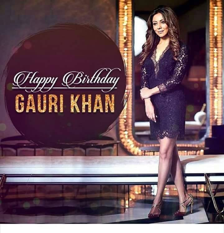 Happy birthday Gauri Khan   