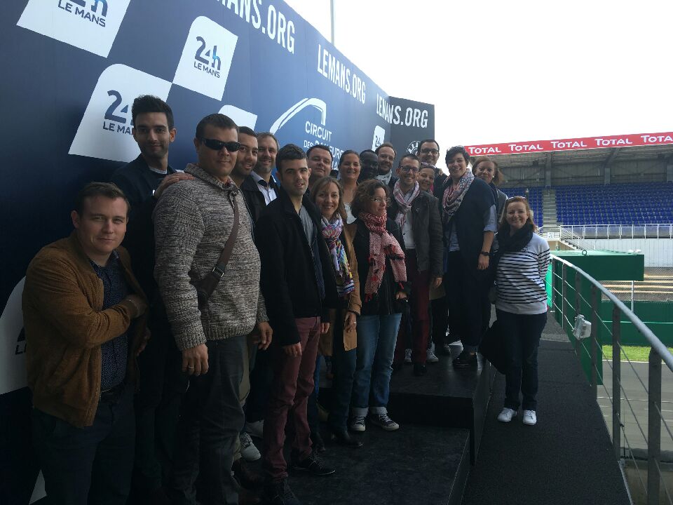 Visite du circuit des 24H du Mans avec le Conseil d'Administration de la JCEF pour l'organisation du Congrès !
#agiretvous #jcef #jcedumans
