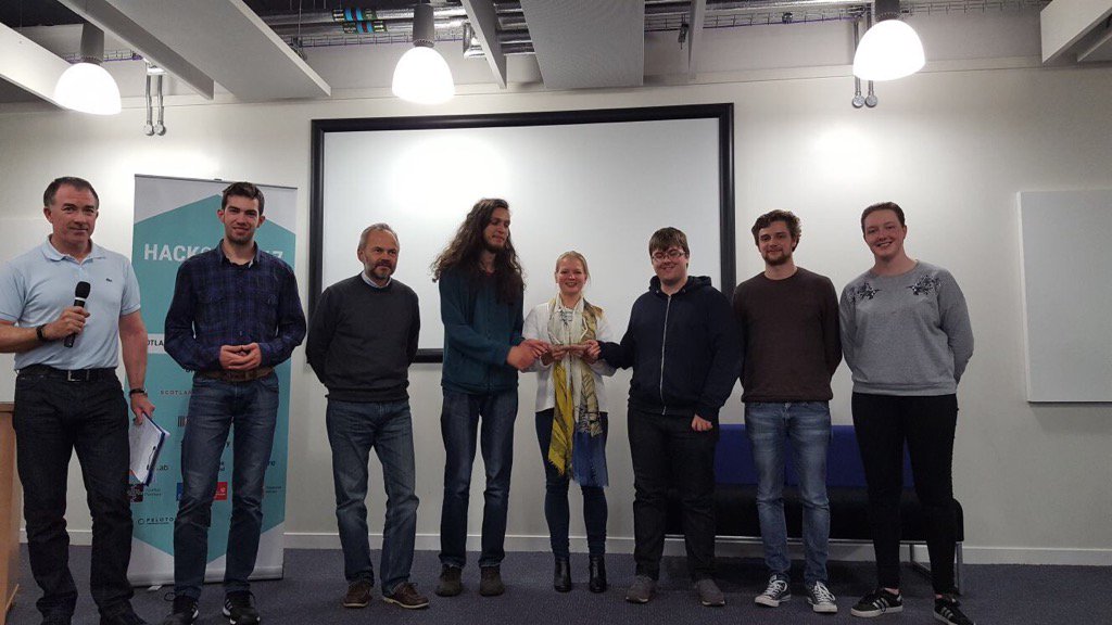 LegalHackersSco's tweet photo. Well done to #HackChain17 runners up Ethefux 👏 #legalhack https://t.co/IBOF2qaljU