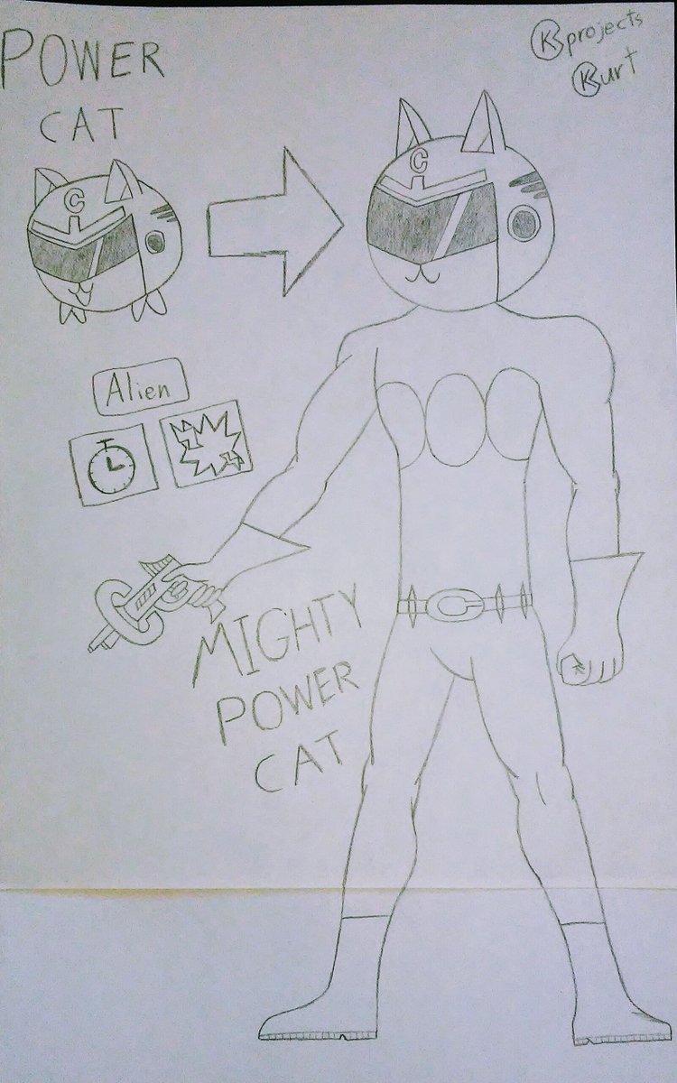 Kprojects_Kurt's tweet photo. GO GO MIGHTY POWER CAT! 
#NextBattleCat @PONOS_EN https://t.co/v7U8Sz7YVP