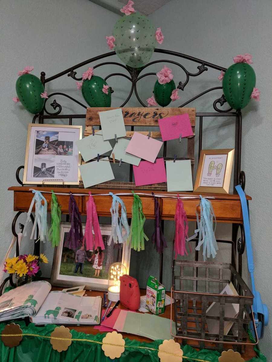 pattivela_'s tweet photo. Yesterday was so beautiful, we were surrounded by so much love!🌵💕 #weddingshower #cactustheme #soontobeMrandMrs #October72017 https://t.co/OvGl8BGtxk