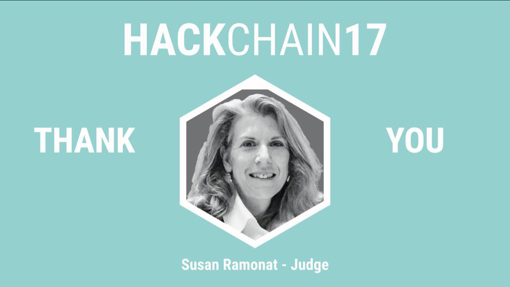 LegalHackersSco's tweet photo. Thank you @susan_ramonat for being part of the judging panel at #HackChain17 #blockchain. See you at #ScotChain17! https://t.co/i793igkoOH